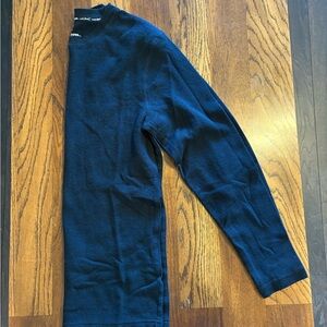 Hanes Men's Navy Long Sleeve Tee